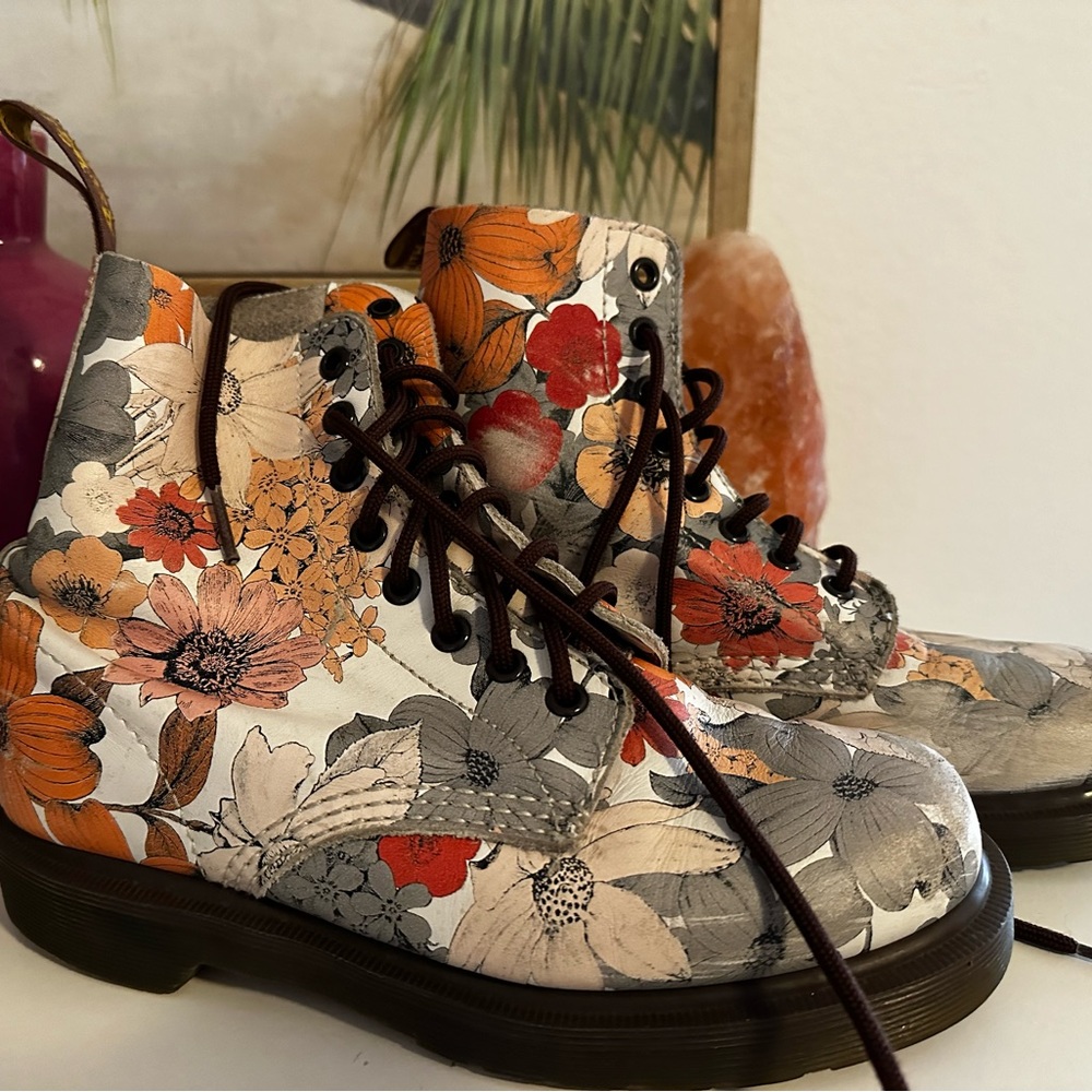 Floral Doc Martens